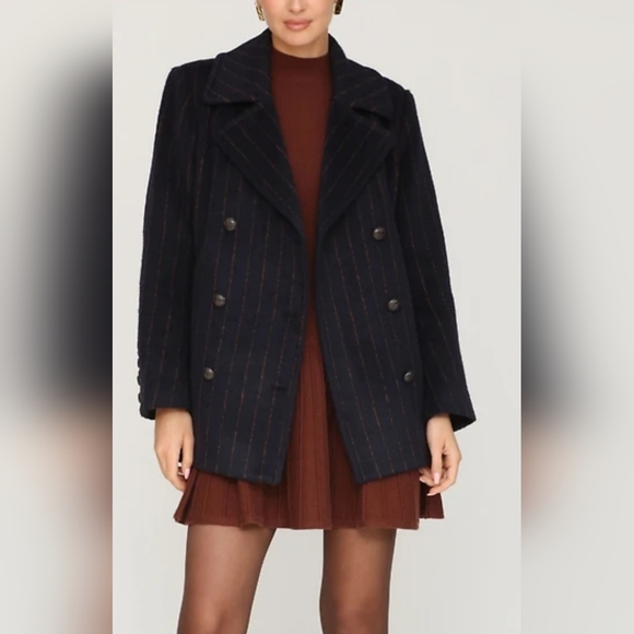 D'artagnan Japanese brand wool pinstripe Jacket - Picture 6 of 6